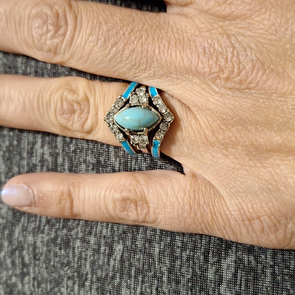 Silver 3 piece ring